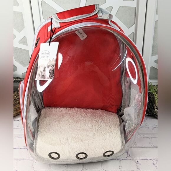 NWT - Portable Ventilated Carry Backpack for Dog Cat Pet Carrier - Picture 2 of 15